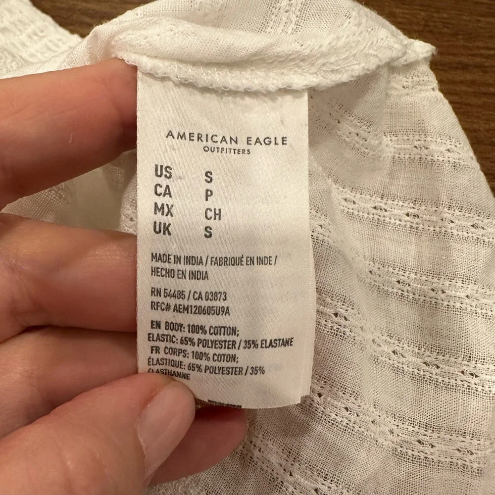 American Eagle Outfitters White Tank Top - Picture 5 of 5